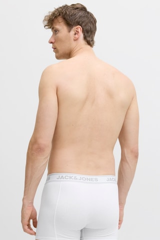 5 boxers en coton biologique - Noir et gris chiné