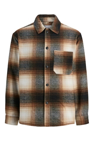 Chemise - Marron et écru