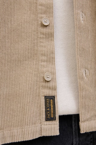 Chemise en velours en coton biologique - Beige