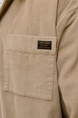 Chemise en velours en coton biologique - Beige