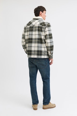 Surchemise - Ecru et vert olive