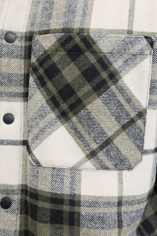 Surchemise - Ecru et vert olive