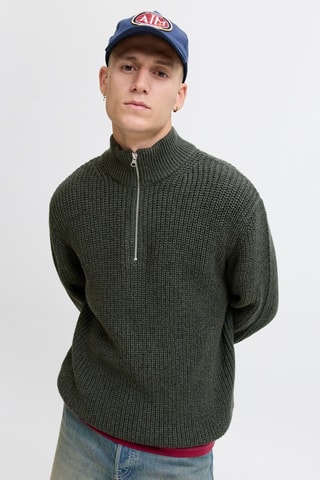 Pull en coton biologique - Vert