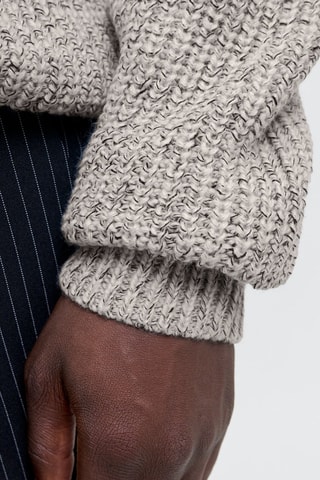 Pull en coton biologique - Gris chiné