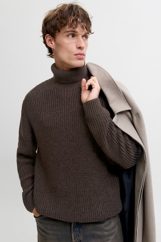 Pull en coton biologique - Marron