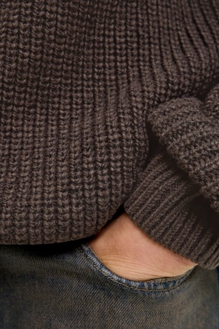 Pull en coton biologique - Marron