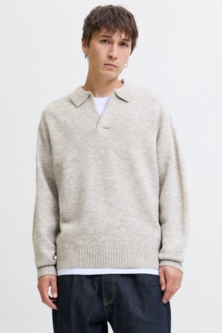 Pull - Gris clair chiné