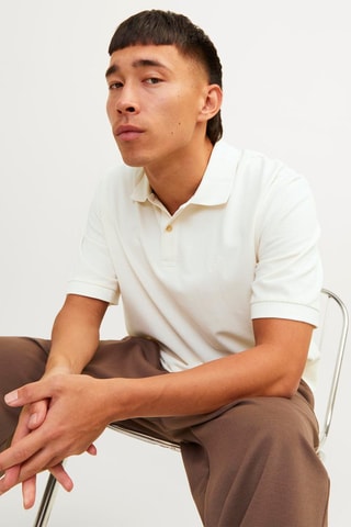 Polo regular - Blanc