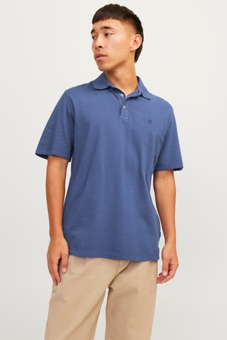 Polo regular - Bleu