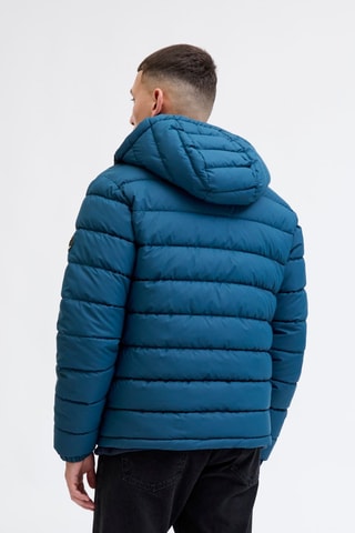 Doudoune à capuche - Bleu canard