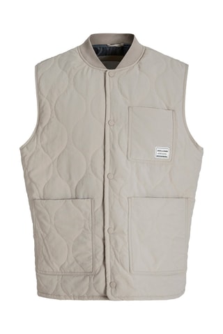 Doudoune sans manches - Beige