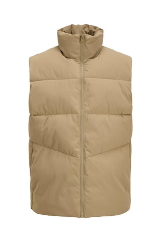 Doudoune sans manches - Beige