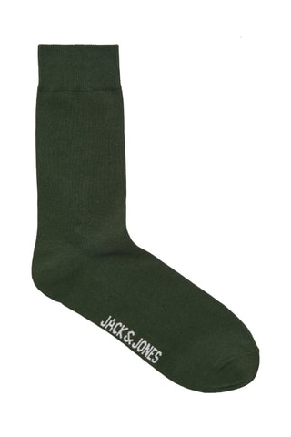 3 paires de chaussettes - Rouge et vert olive