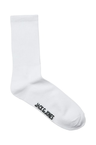 3 paires de chaussettes - Bleu pétrole et blanc