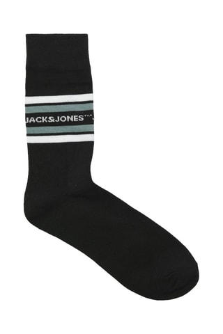 3 paires de chaussettes - Blanc, bleu cobalt et noir