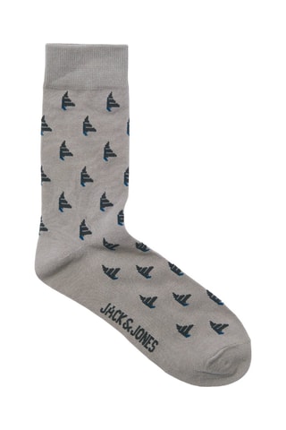 3 paires de chaussettes - Gris, bleu cobalt et noir