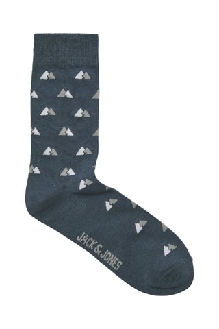 3 paires de chaussettes - Gris, bleu cobalt et noir