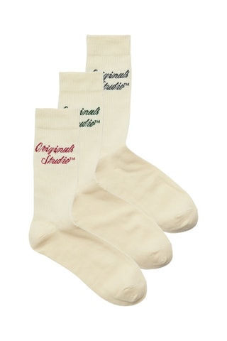 3 paires de chaussettes - Blanc