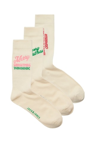 3 paires de chaussettes - Blanc