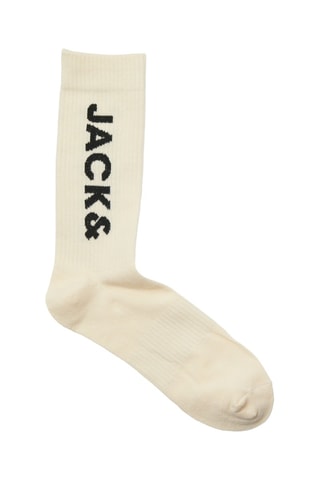 3 paires de chaussettes - Blanc et jaune