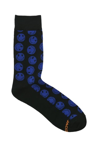 3 paires de chaussettes - Noir et bleu roi