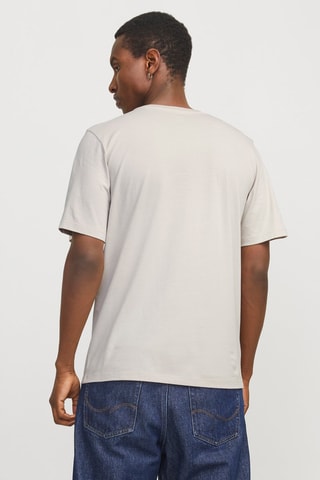 T-shirt en coton biologique - Gris clair