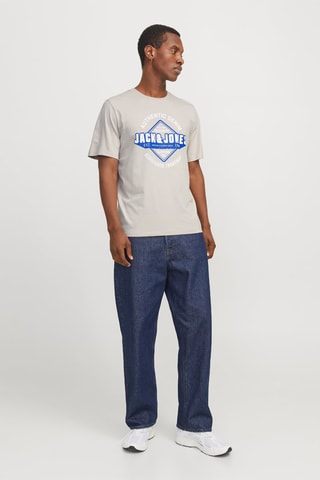 T-shirt en coton biologique - Gris clair