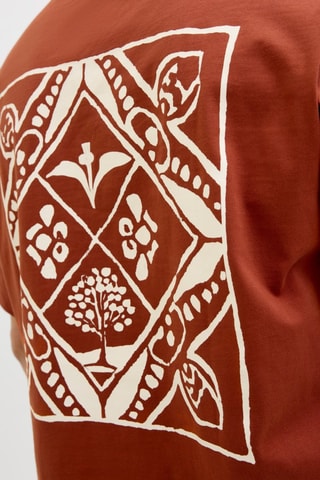 T-shirt loose - Orange