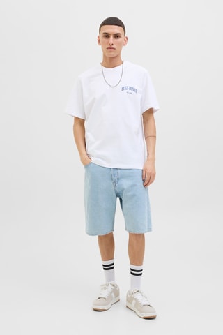 T-shirt Bugs Bunny - Looney Tunes - Blanc et bleu