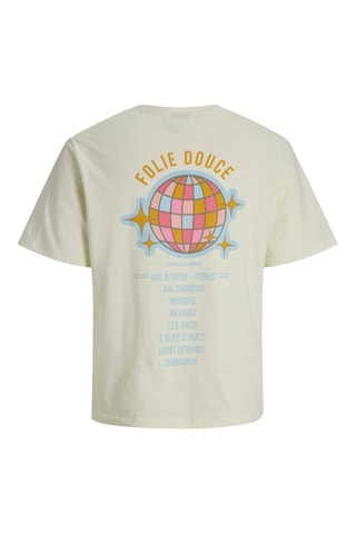 T-shirt en coton biologique La Folie Douce - Ecru