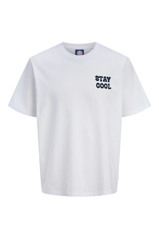 T-shirt en coton biologique La Folie Douce - Blanc