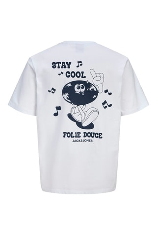 T-shirt en coton biologique La Folie Douce - Blanc