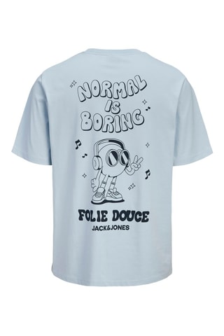 T-shirt en coton biologique La Folie Douce - Ciel