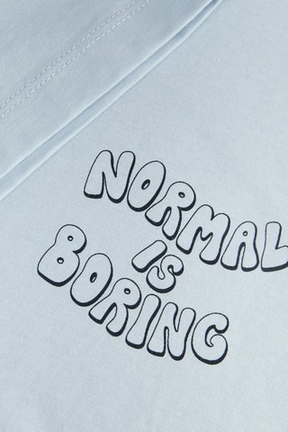 T-shirt en coton biologique La Folie Douce - Ciel