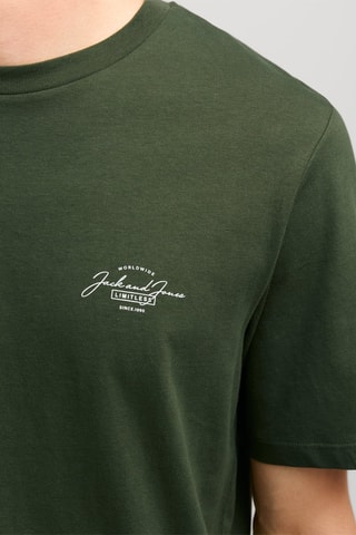 T-shirt - Vert foncé et blanc