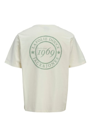 T-shirt en coton biologique La Folie Douce - Ecru