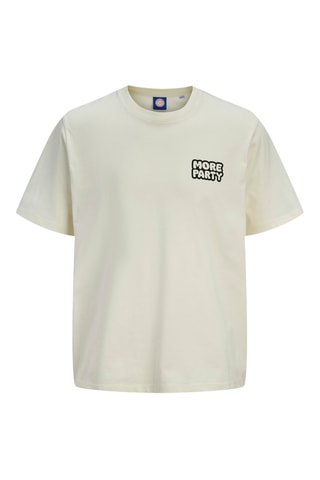 T-shirt en coton biologique La Folie Douce - Ecru