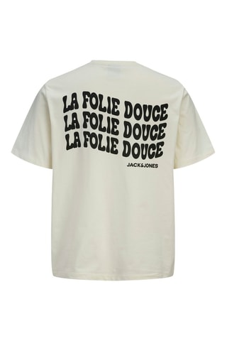T-shirt en coton biologique La Folie Douce - Ecru