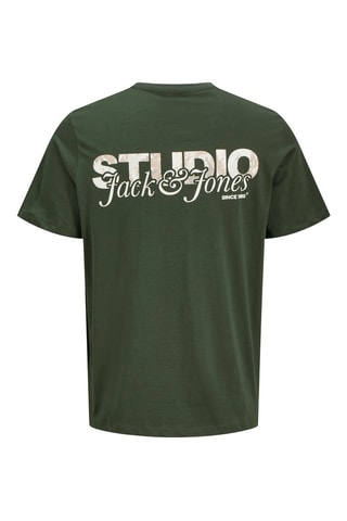 T-shirt - Kaki et blanc