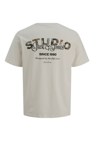 T-shirt - Ecru et anthracite