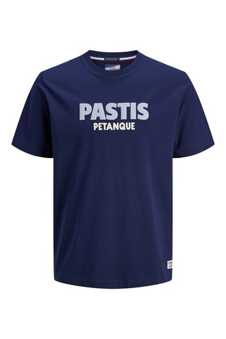 T-shirt en coton biologique - Bleu