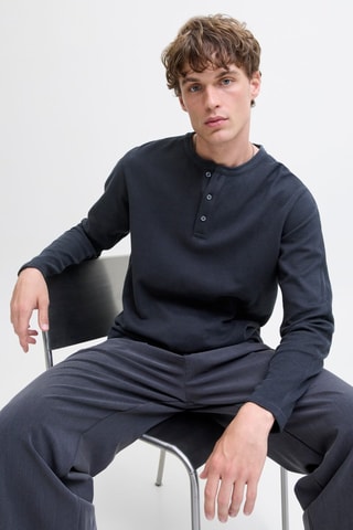 T-shirt en coton biologique - Bleu marine