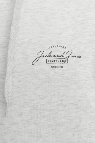 Sweat à capuche - Blanc chiné