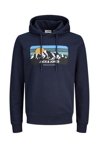 Sweat à capuche - Bleu