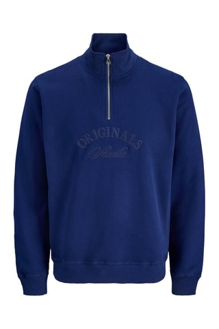 Sweat en coton biologique - Bleu marine
