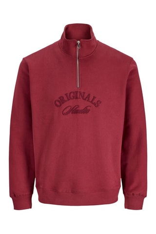 Sweat en coton biologique - Rouge