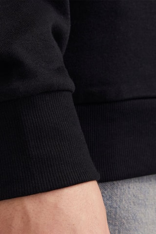 Sweat regular à capuche - Noir