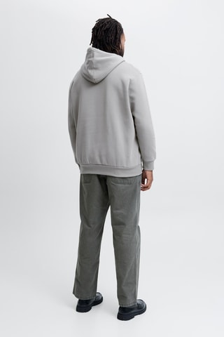 Sweat à capuche - Gris clair chiné