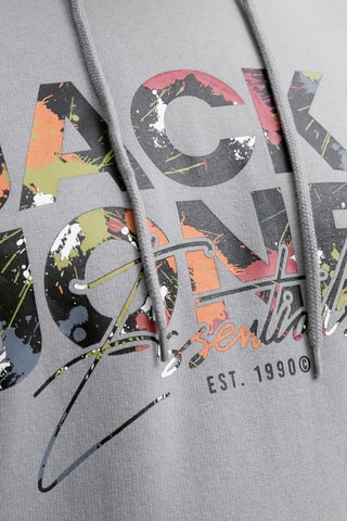 Sweat à capuche - Gris clair chiné