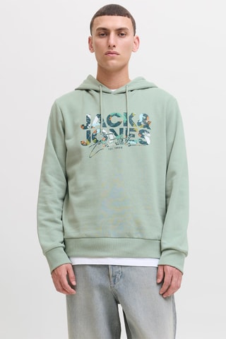 Sweat à capuche - Vert d'eau